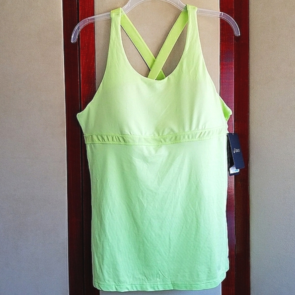 Asics ASX Dry Bra Tank Green XL